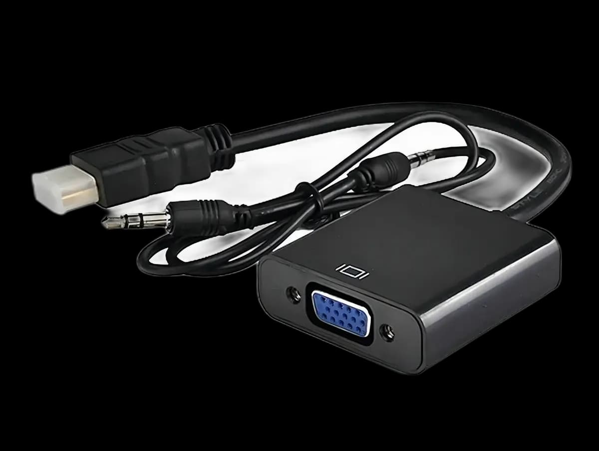 Cable Conversor HDMI a VGA + Audio Lexa