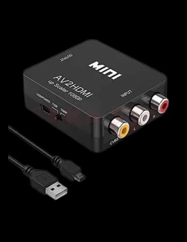 Convertidor RCA a HDMI Upscaler 1080P