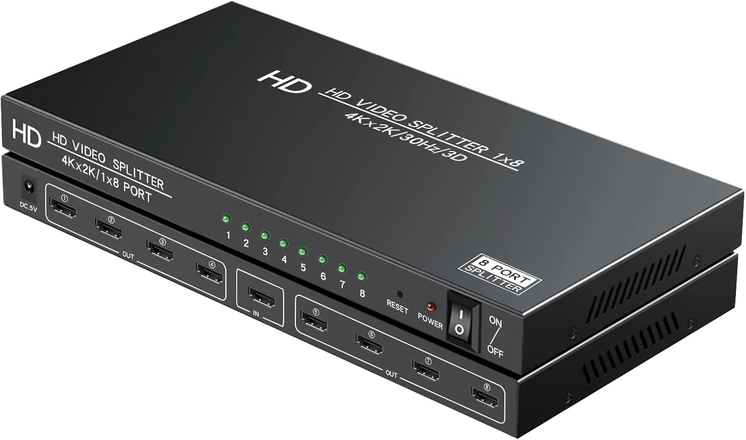 HDTV 1x8 Splitter 4K