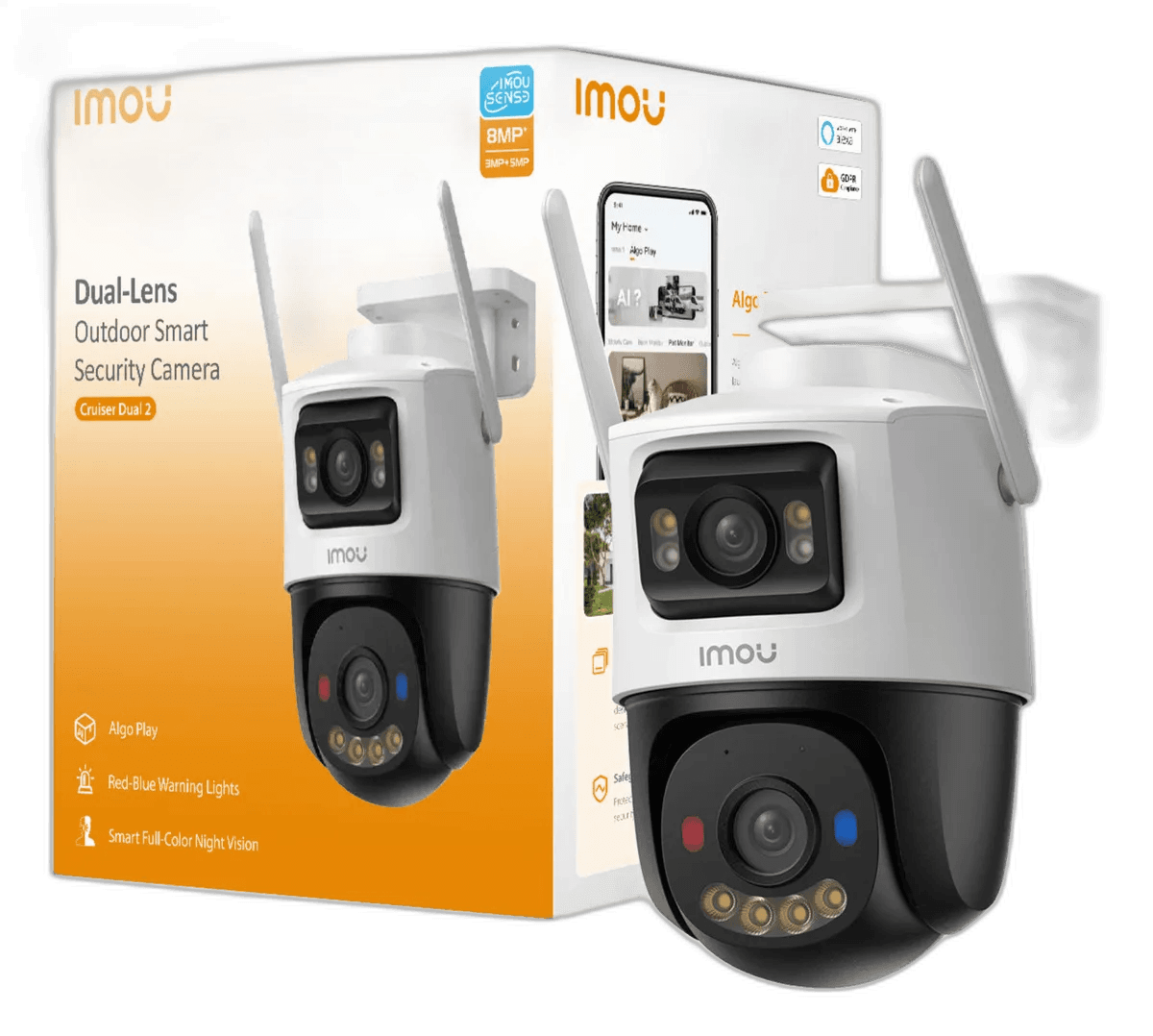 IMOU Cruiser Dual 2 Cámara IP Exterior