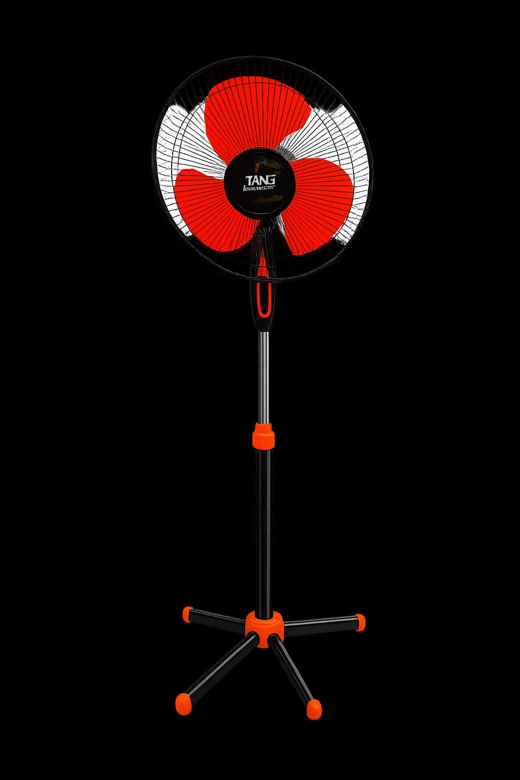 Ventilador TrÃpode Negro y Naranja